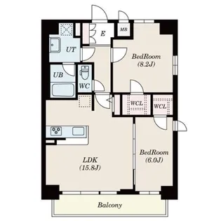 プラチナム【9階】の間取り