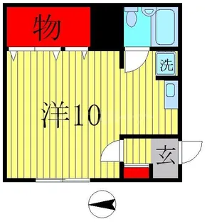 パインクラタ【1階】の間取り