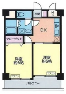 アーク聖蹟桜ヶ丘【1階】の間取り
