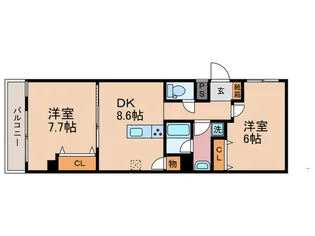 メゾン・グラウコ【1階】の間取り