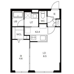 Villa 41 KOTONI SAPPORO【1階】の間取り