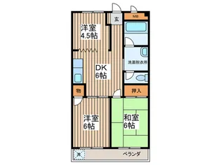 ベルメゾン【3階】の間取り