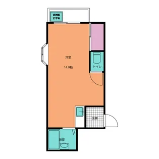 ヴィレッジN1【2階】の間取り