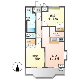 ハレクラニI【2階】の間取り