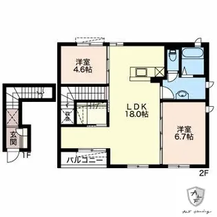 マメゾン【2階】の間取り