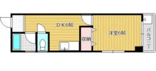 グリーンハイツ和門【3階】の間取り