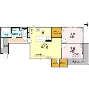 向日葵【1階】の間取り