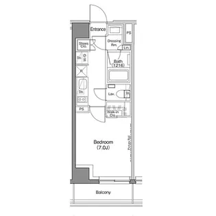 ザ・パークハビオ神楽坂香月【3階】の間取り