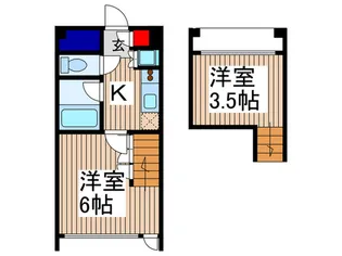 MUSISION川越【4階】の間取り