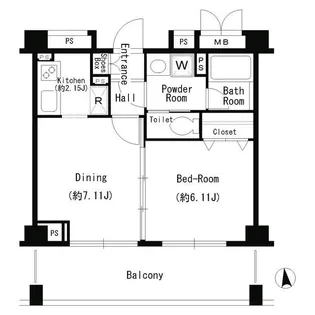 フォリアージュ青葉台【3階】の間取り