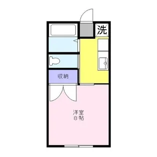 ラベンダーハイツ【1階】の間取り