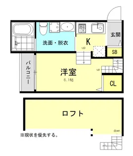 ビエンカーサ【2階】の間取り