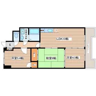 ウェルステージ丸浩壱番館【7階】の間取り