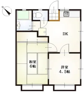 若狭ハイム【1階】の間取り
