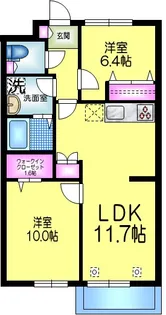 メゾン・ロータス【2階】の間取り