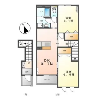 リオグランデ【2階】の間取り