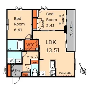 メゾン千華【3階】の間取り