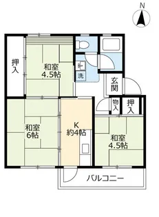 UR江南【1階】の間取り