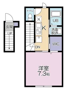 エスパーダひばりが丘【2階】の間取り