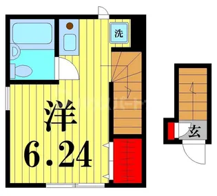 グランゲイン四ツ木【2階】の間取り