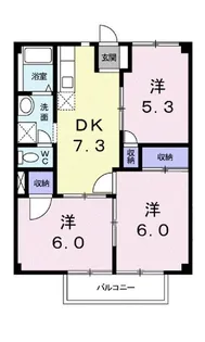 ニューシティマツザワ【1階】の間取り