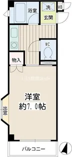 パレス新川崎【2階】の間取り