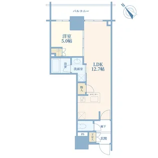 リビオ文京本駒込レジデンス【2階】の間取り
