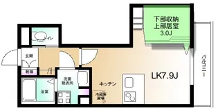 アフロディーテ【1階】の間取り