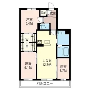 エスペランサ ステラ【2階】の間取り