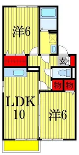 サンボナール【1階】の間取り