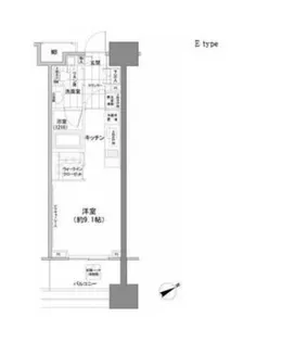 パークハビオ西新宿【12階】の間取り