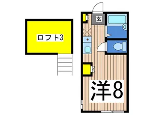 ルミエールY A【1階】の間取り
