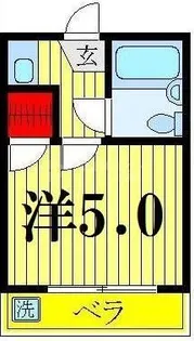 フローラルタウンII【1階】の間取り