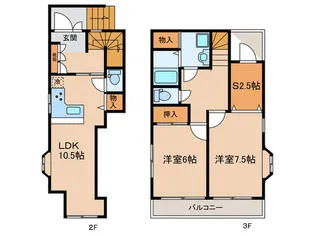 メゾン秋桜の間取り