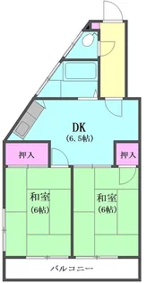 久が原ハイツ【2階】の間取り