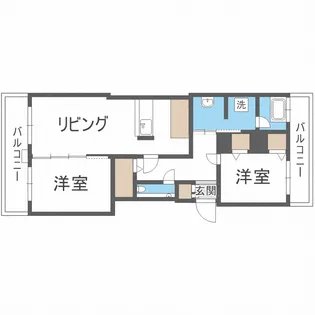 グランファーレ札幌ステーションプラザ【4階】の間取り