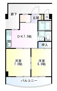 リブレ白幡【3階】の間取り