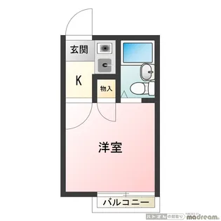 メゾンミハラII【2階】の間取り