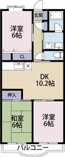 アルカンシェル【4階】の間取り