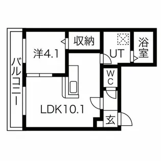 プリヴィエール西町【2階】の間取り