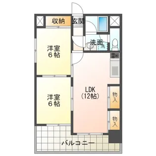 第28三共ビル【6階】の間取り
