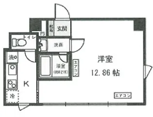 パルク北参道【4階】の間取り