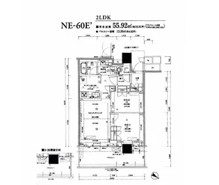 Brillia 有明 City Tower【17階】の間取り