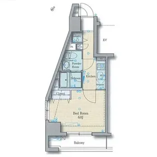 グラントゥルース弥生【5階】の間取り