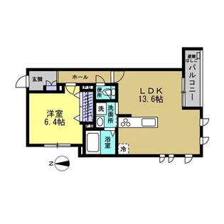 カインド K【3階】の間取り