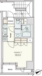 カスタリア日本橋【8階】の間取り