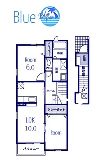 ミルフ口ーラ1番館【2階】の間取り