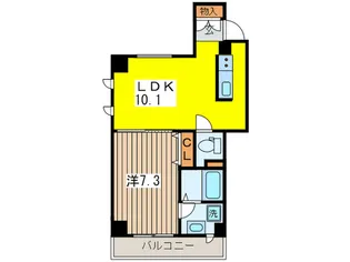レジディア日本橋人形町【7階】の間取り