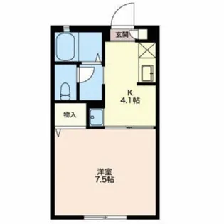 コーポ碧空II【1階】の間取り