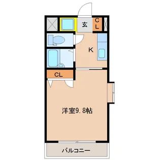 アルカコンネ桜【1階】の間取り